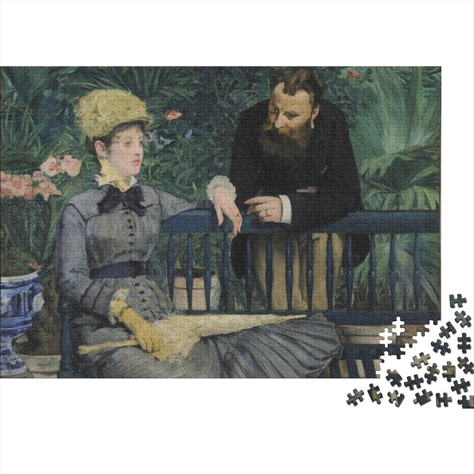 Edouard Manet Jigsaw Puzzles for Adults 1000 Piece Jigsaw Puzzles for Adults Jigsaws 1000 Pieces Challenging Game A Great Gift for All Ages — image 1