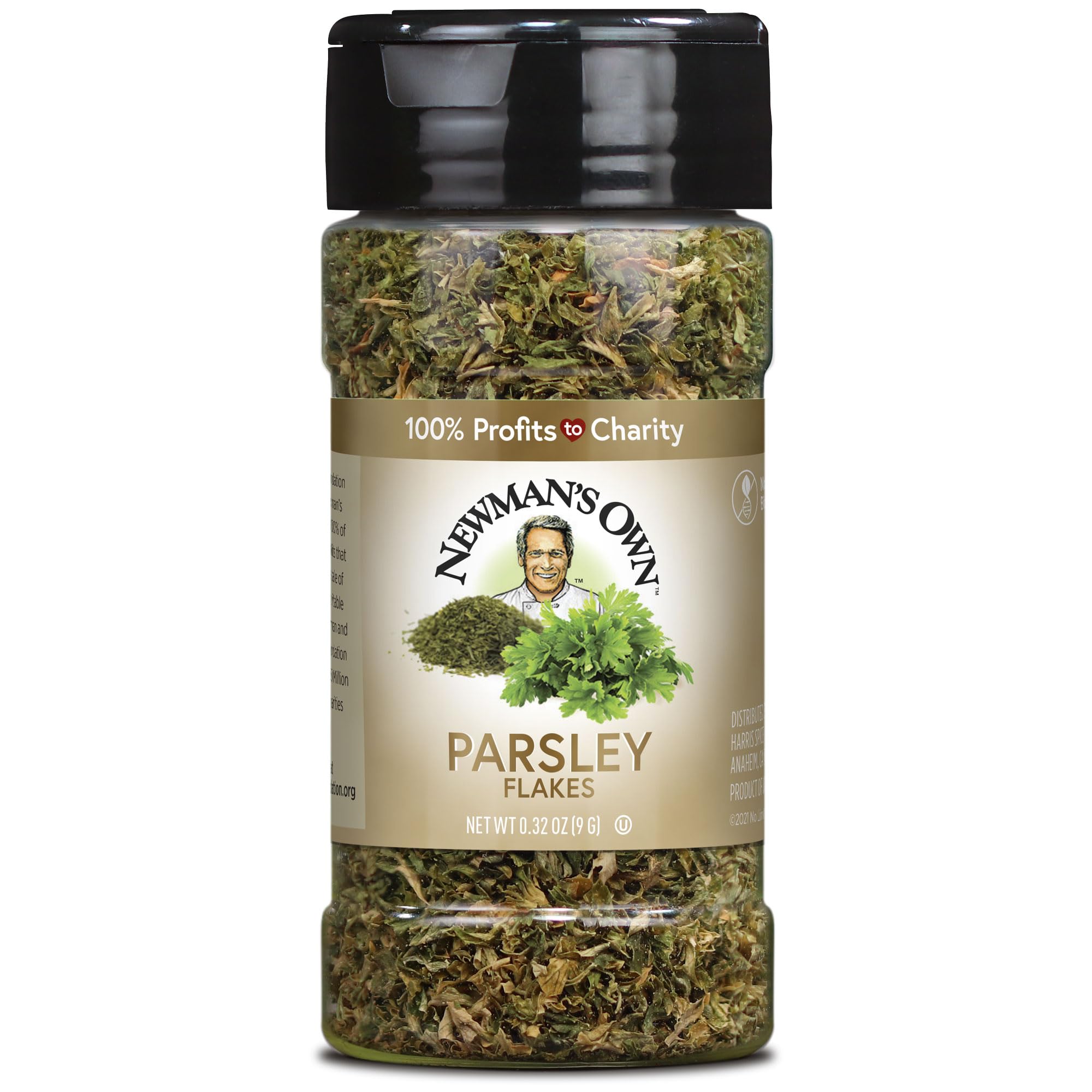 Newman's Own Parsley Flake; Garnish for soups, salads, and pasta dishes, Non-GMO, Kosher, 0.32 Oz. Bottle