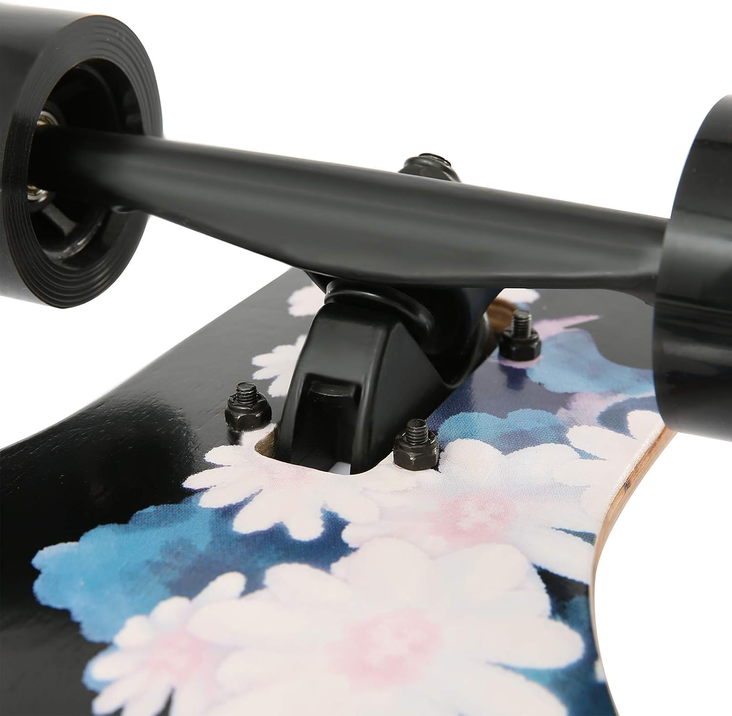 Xapwell 41 Inch Longboard Skateboard Complete Cruiser Complete Freestyle Drop Down Cruiser Maple Skateboard Professional Beginners