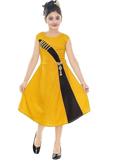 Vastra Fab Girls Knee Length Dress
