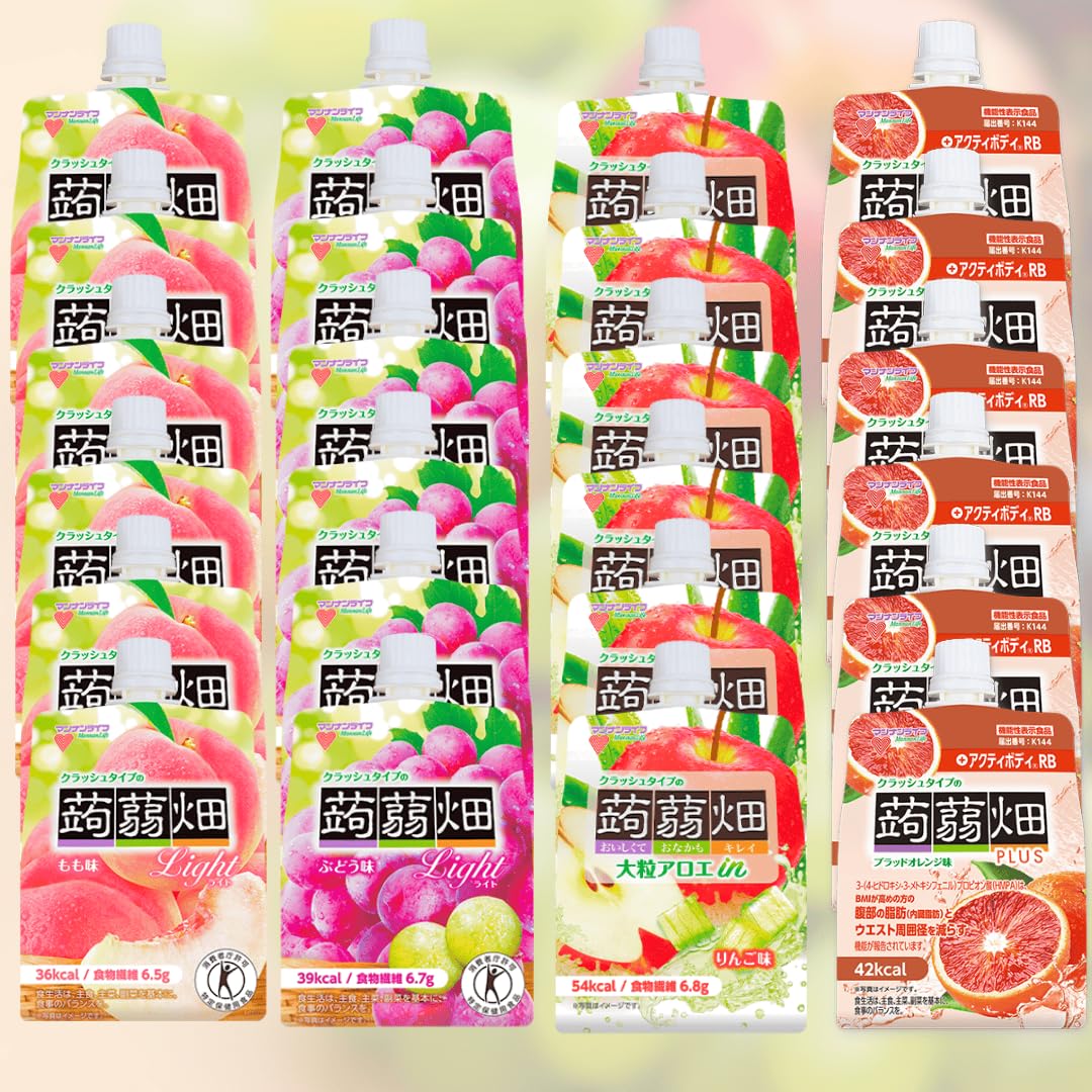 Amazon.co.jp: クラッシュタイプ 蒟蒻 畑 全4種 各6個 計24個