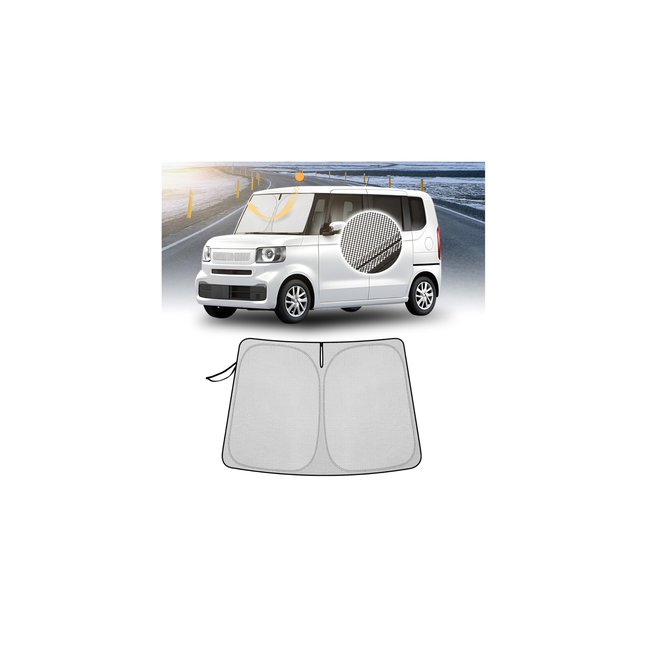 Amazon.co.jp: LIMSTYLE ホンダ N-BOX JF1 JF2 サンシェード フロント