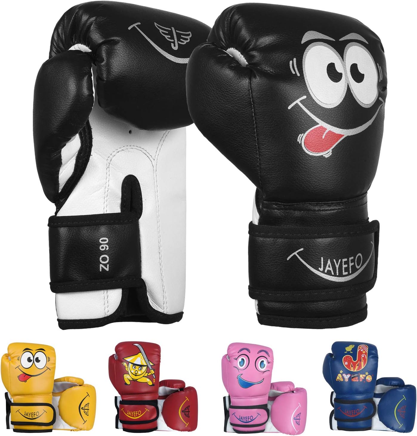 JAYEFO Kids Boxing Gloves - Training MMA Boys & Girls Punching Bag Kickboxing & Muay Thai Gloves, Best Gift for Kids, Youth Games Fun