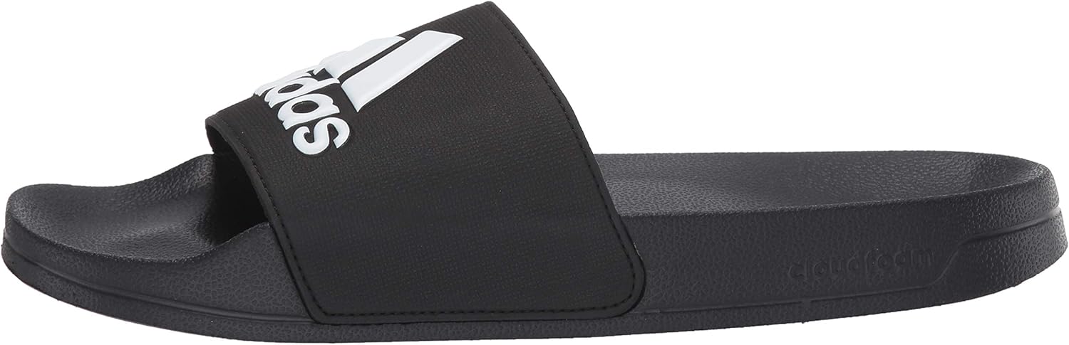adidas Unisex-Adult Adilette Slides Sandal, 5.5 7 Core Black/Footwear White/Core Black