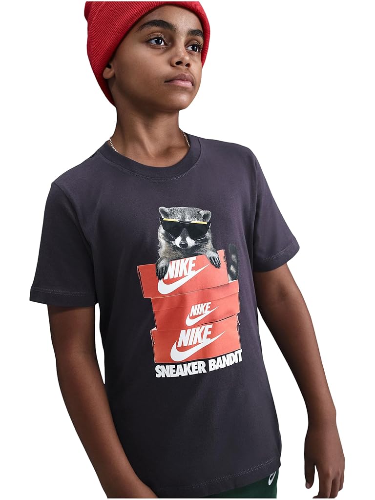 Purple Nike Sportswear T-Shirt (Little Kid/Big Kid)