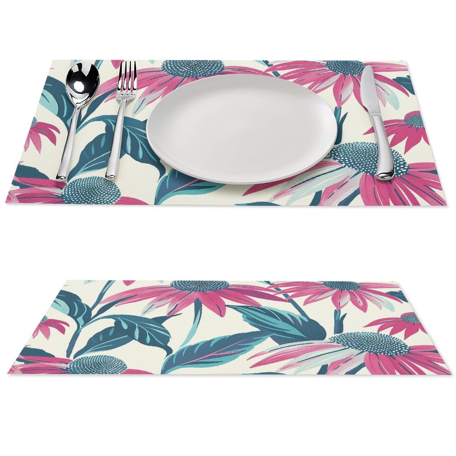 Set de table rétro lavable en cuisine et salle à manger antidérapant