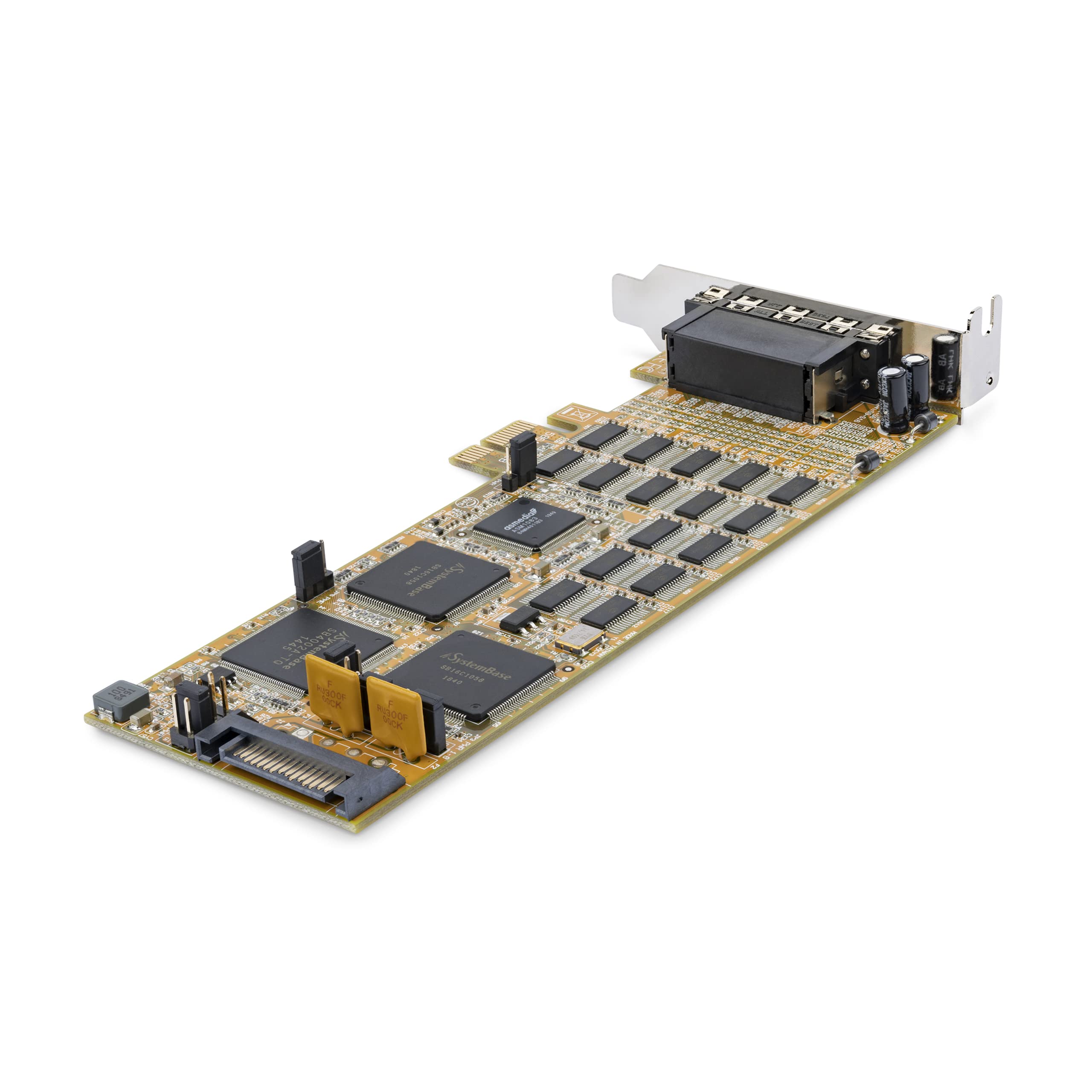 StarTech.com Carte Série PCI Express - 16 Ports DB9 RS232 - Low + Full Profile - Adaptateur Série Multiport - Carte Série PCIe (PEX16S550LP)