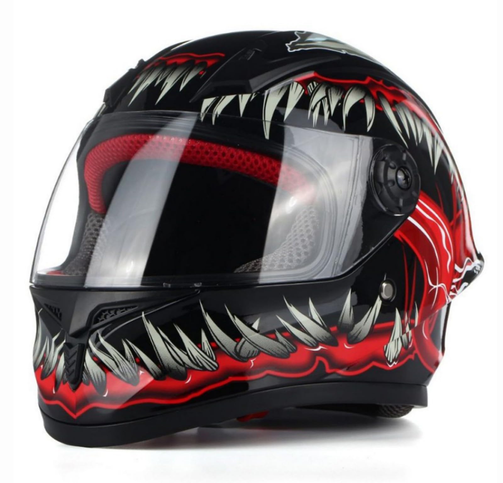 Casco Integral De Motocross Para Niños, Casco De Scooter Con Visera Solar, Cascos De Moto Para Niños, Casco De Seguridad Para Niños De 4 A 10 Años C,S/(47~58cm)