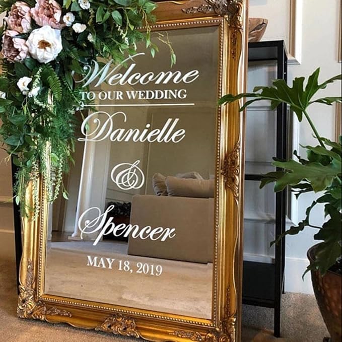 Wedding Sign Mirror