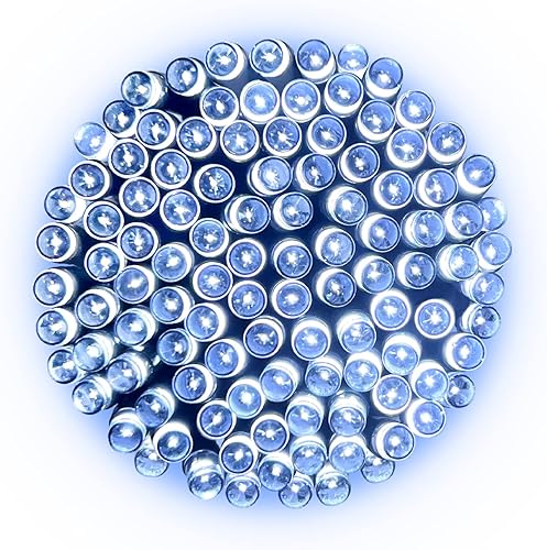 Miniatura 4 de Paquete de 2 tiras de luces solares para exteriores, 200 luces LED extralargas de 72 pies con 8 modos de iluminación, decoración de iluminación