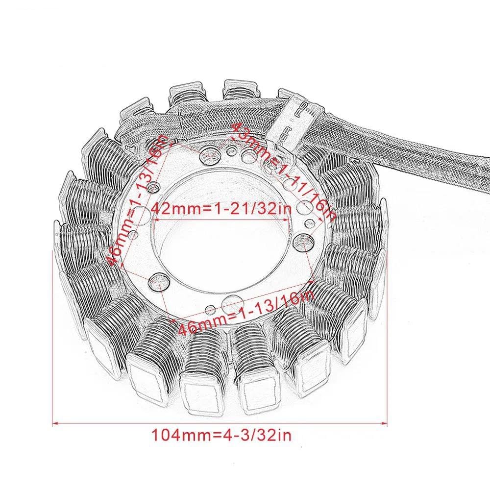 Statore Bobine Bobina Statore Moto per 210 SP W/Tower 2 X 215 Wake W/Tower 2 X 215 200 Speedster 2 X 255 230 Bobina di Accensione Statore