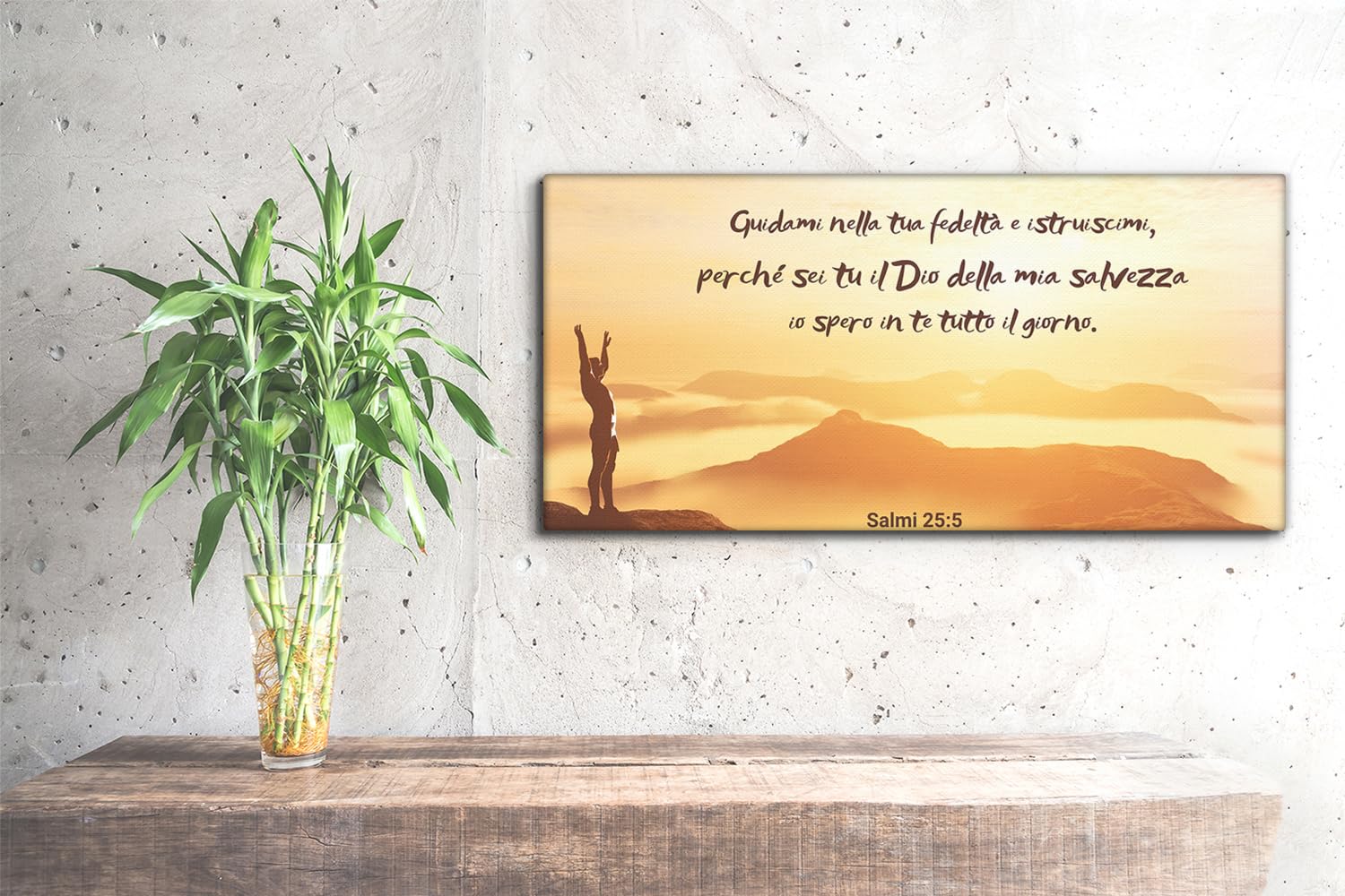 Sacroarte 140x70cm Stampa di Immagini Stampe e Quadri - Citazioni Testi della Sacra Bibbia