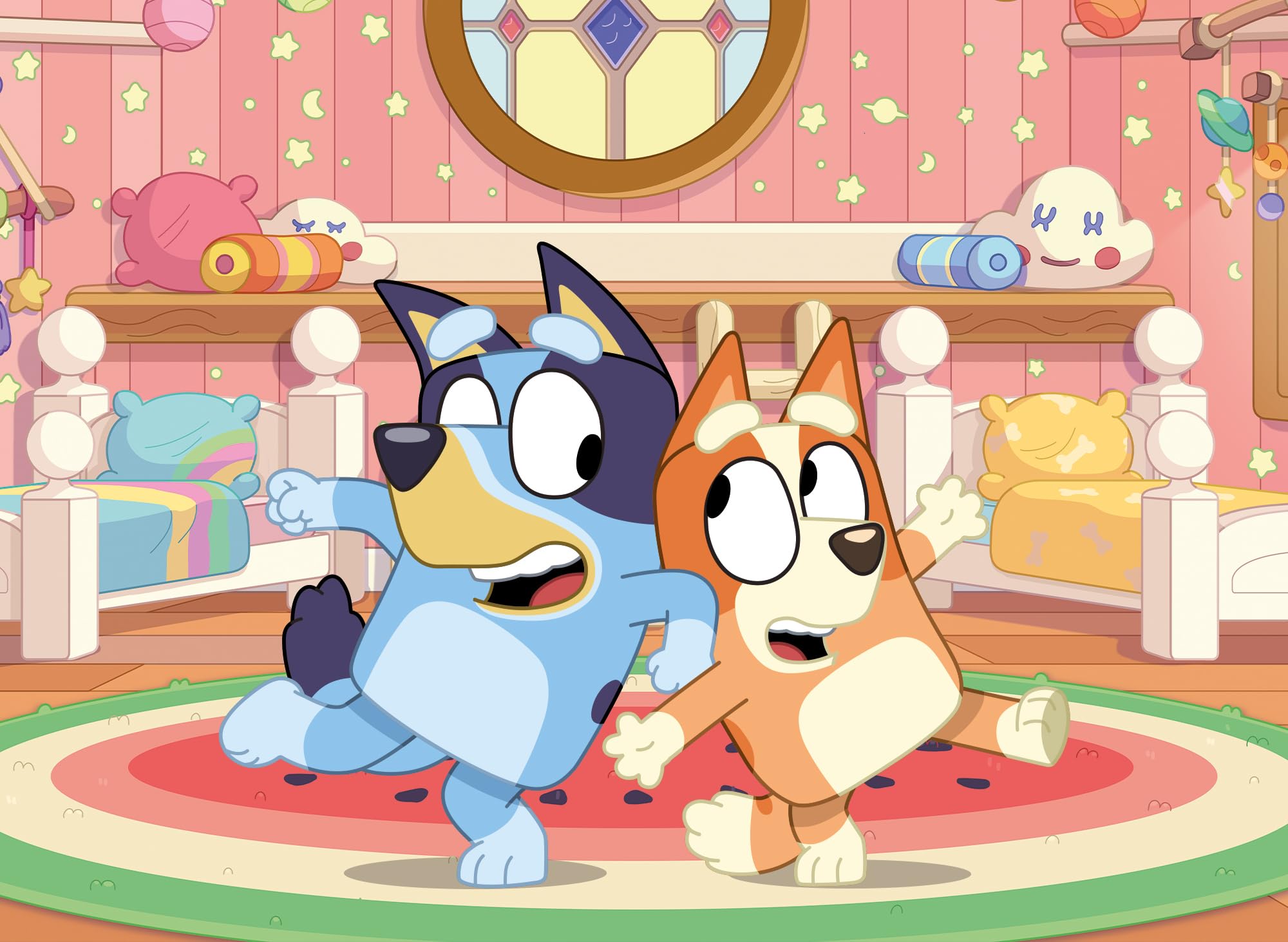 Clementoni Bluey Clementoni 40662 Puzzel met dobbelstenen voor kinderen, behendigheidsspel voor kinderen vanaf 3 jaar, sensorisch en motoriekspeelgoed
