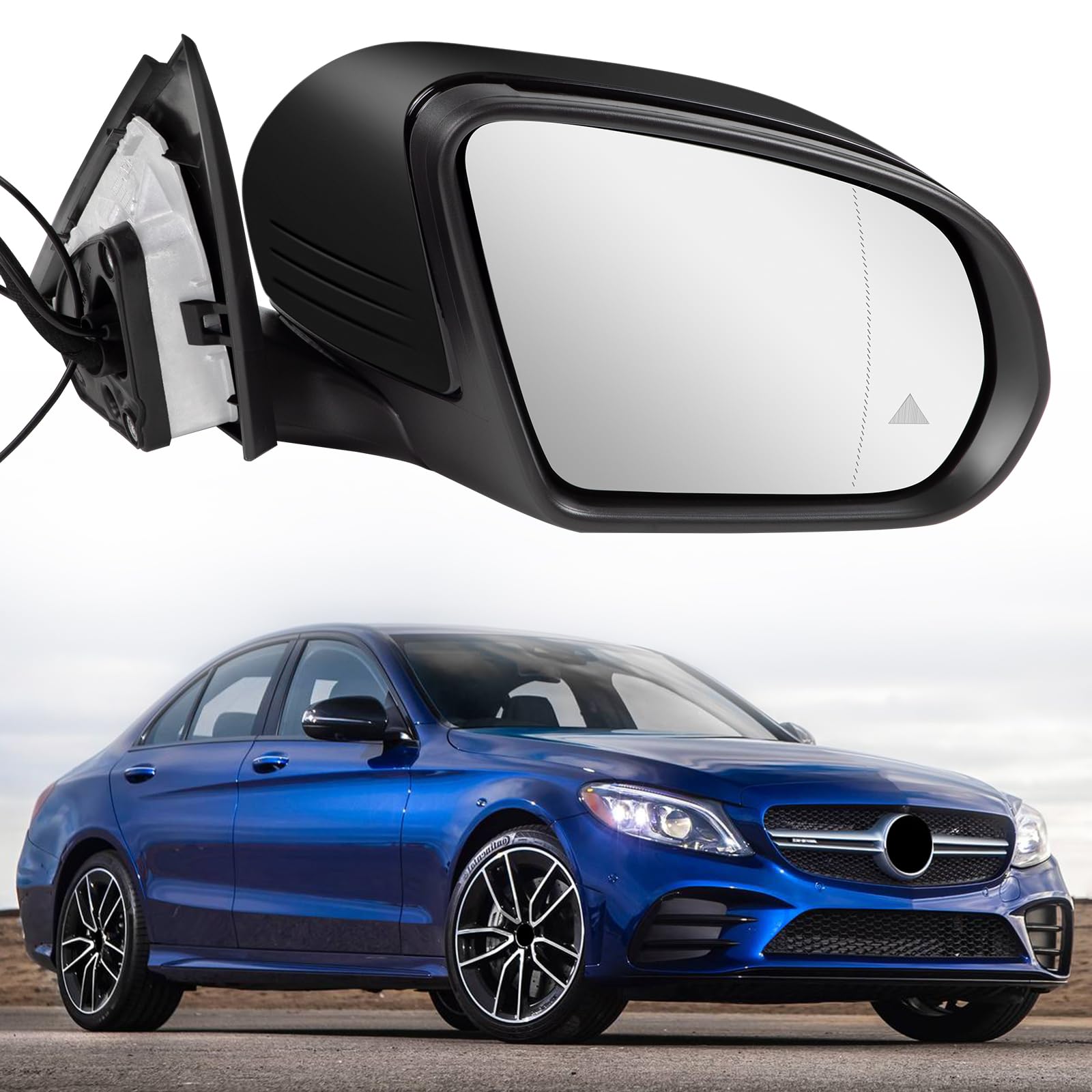 Carbon Fiber Side Mirror Cover Fit For Benz W205 C250 C300 C43 C63 AMG Carbon Fiber Side Mirror Cover Fit For Benz W205 C250 C300 C43 C63 AMG
