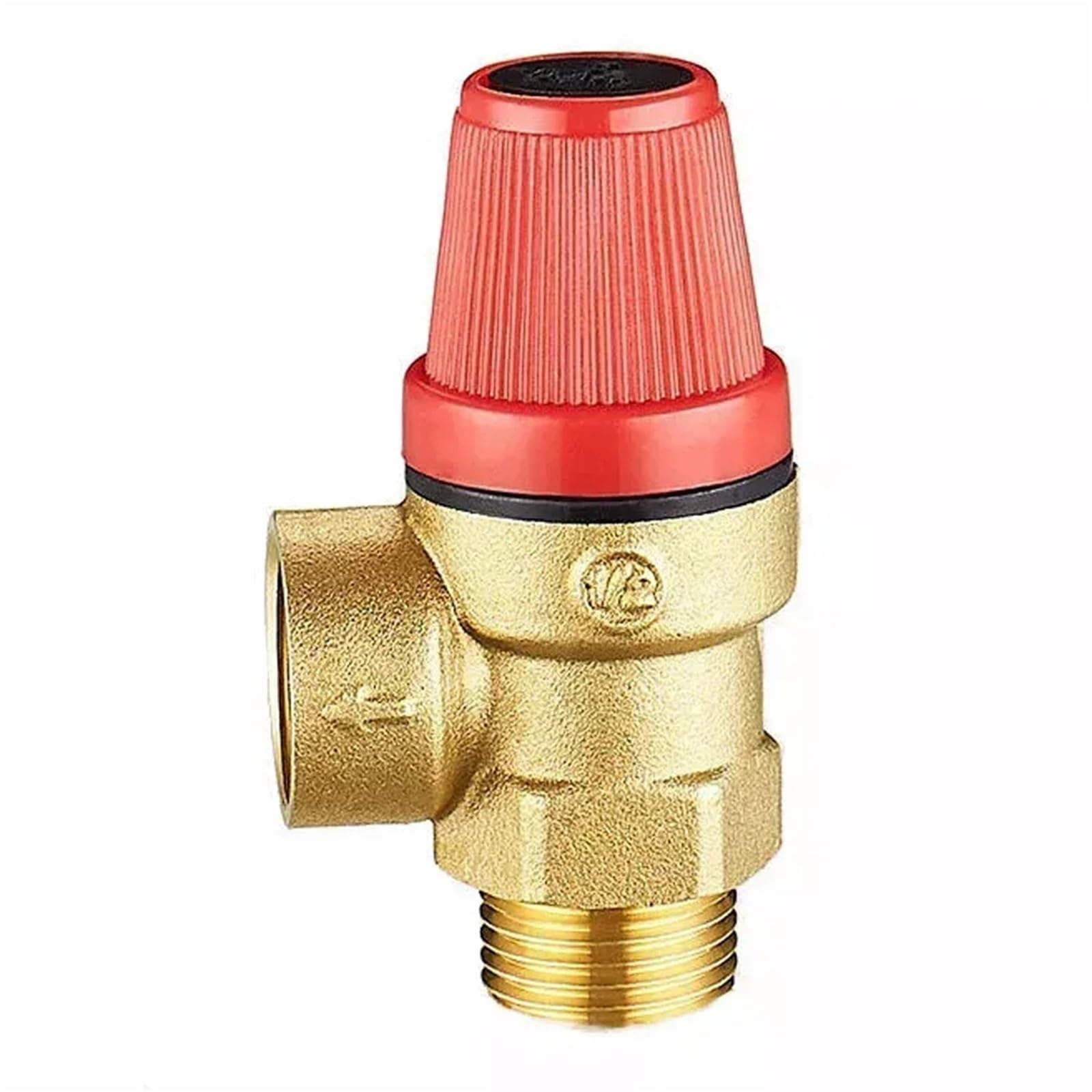 Valvola di scarico automatica in ottone per scaldabagno con valvola di sicurezza solare con valvola di limitazione della pressione (6 bar)