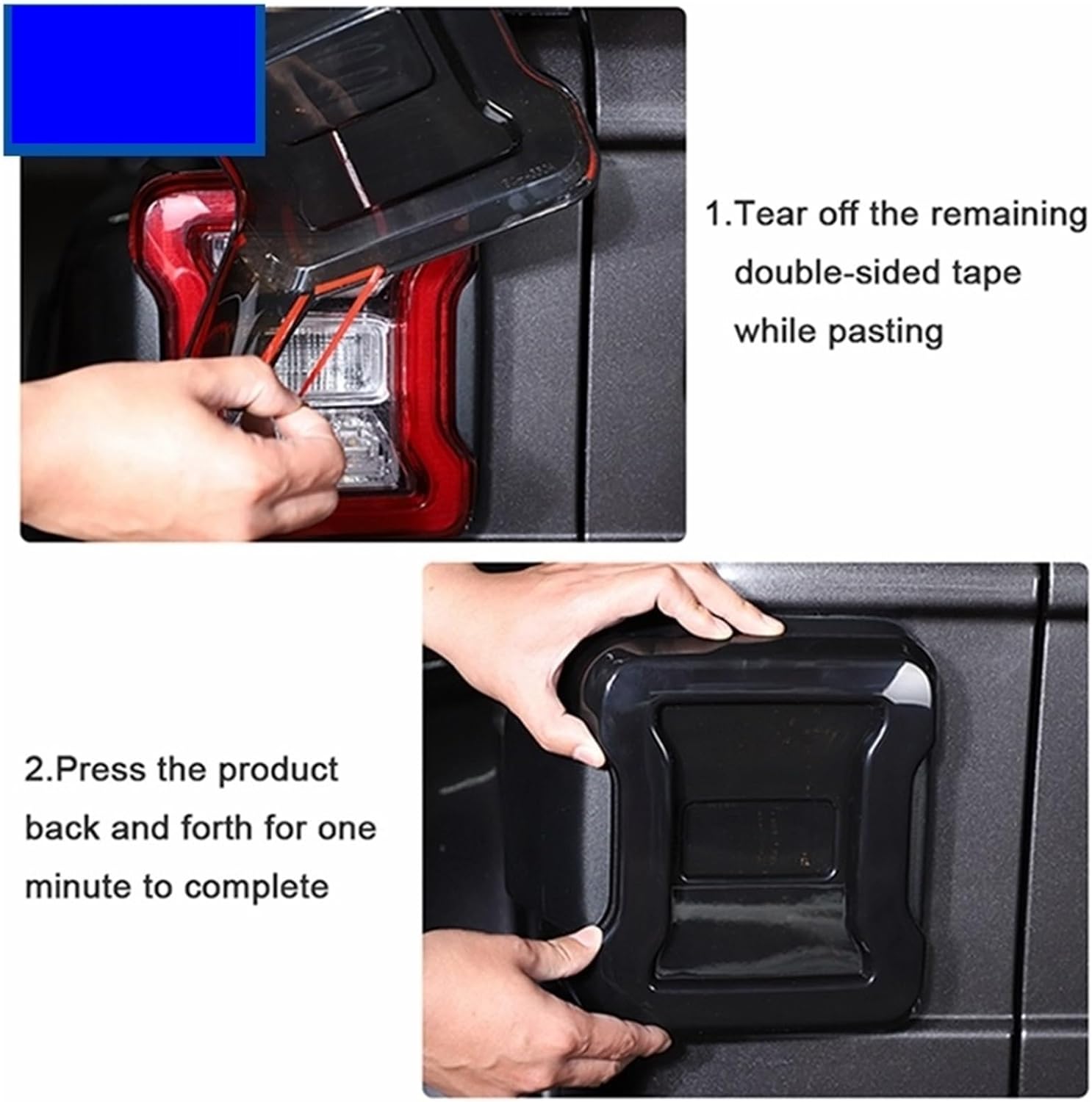 Compatible For Jeep Wrangler JL 2018 2019 2020 2021 2022 2023 2024 Car Rear Tail Light Lamp Taillight Decoration Cover
