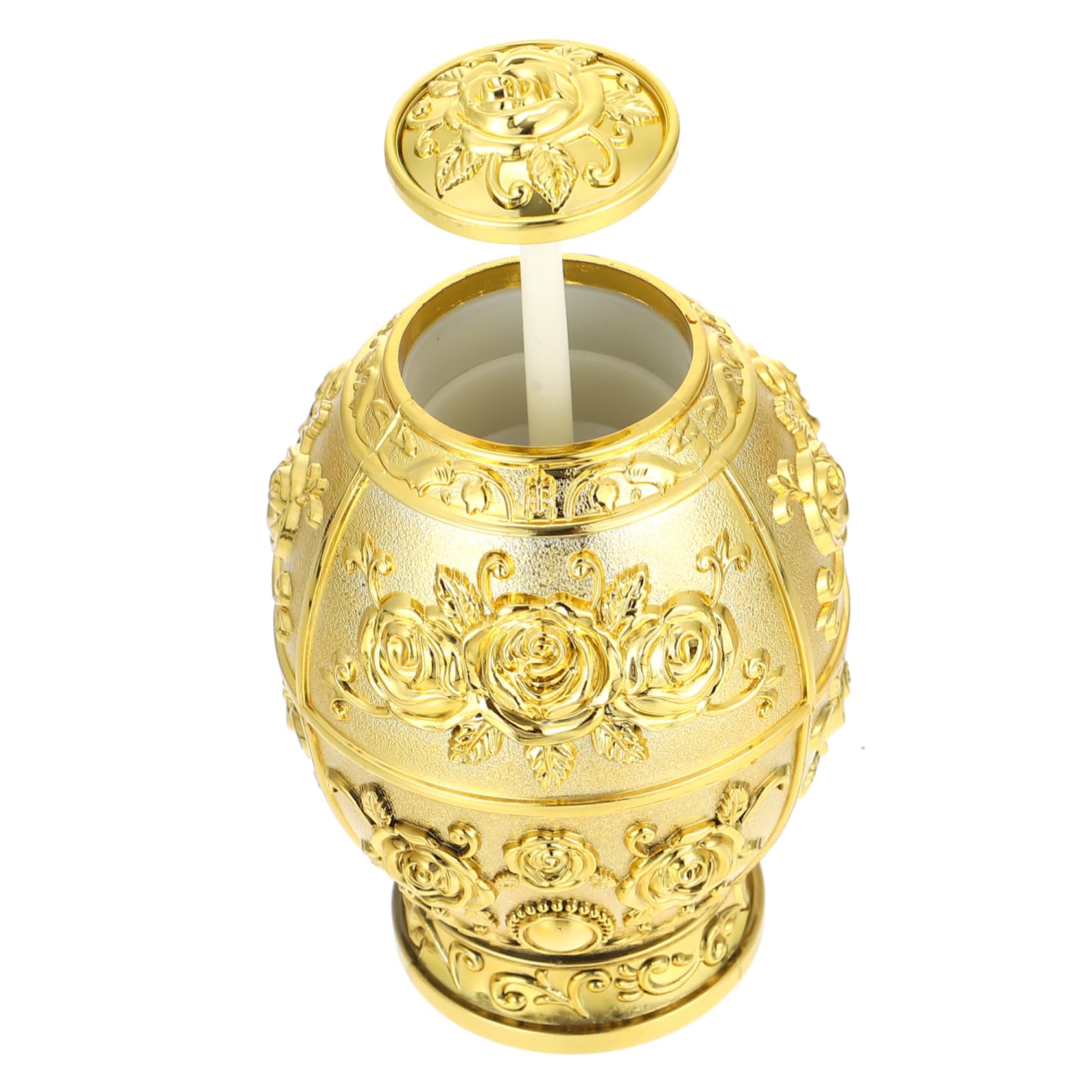 OFFSCH Automatic Toothpick Dispenser Elegant Engraved Toothpick Holder for Home Office Restaurant and Cafe Stylish Design present for Special Occasions