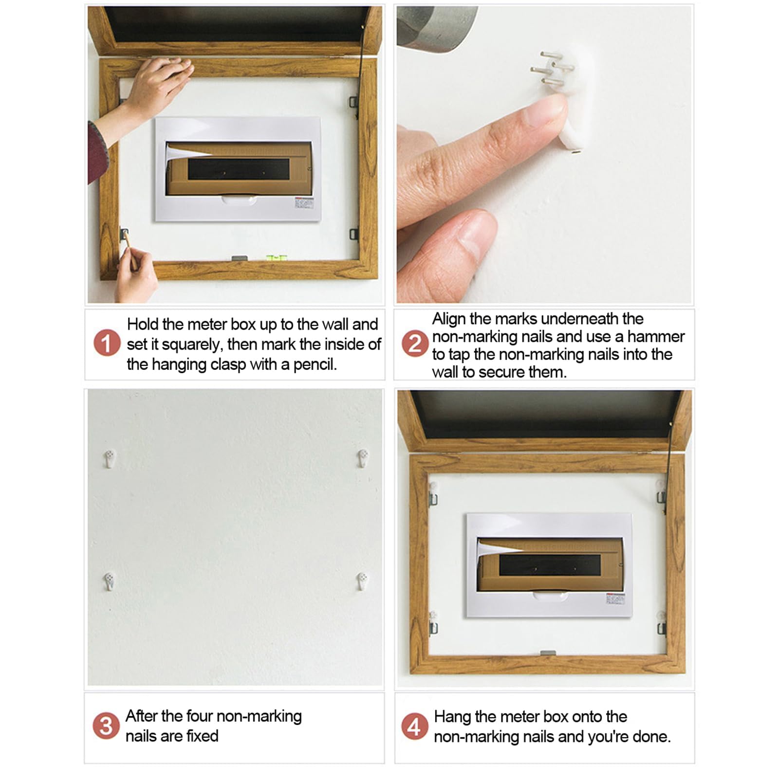 Copri Quadro Elettrico Decorativo 40x30cm - Moderno E Dipinto A Mano Per Nascondere Il Contatore - Foto 14