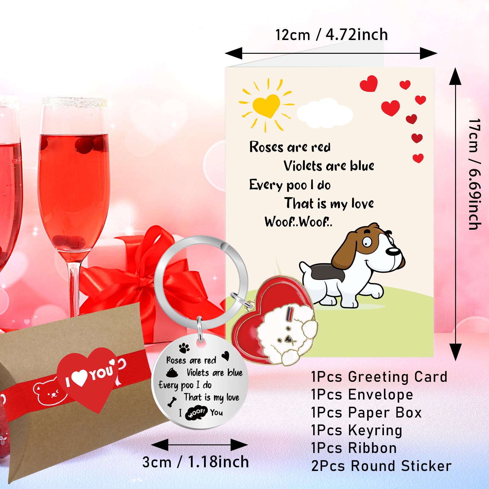 Valentines Card from the Dog, Valentines Day Gifts from the Dog - Image 3