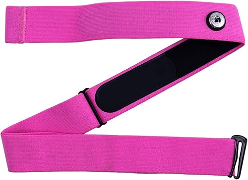 Miniatura 2 de XUXIN Monitor de frecuencia cardíaca de repuesto, correa suave, ajustable, elástica, para montaje en el pecho, compatible con correa polar, Garmin y