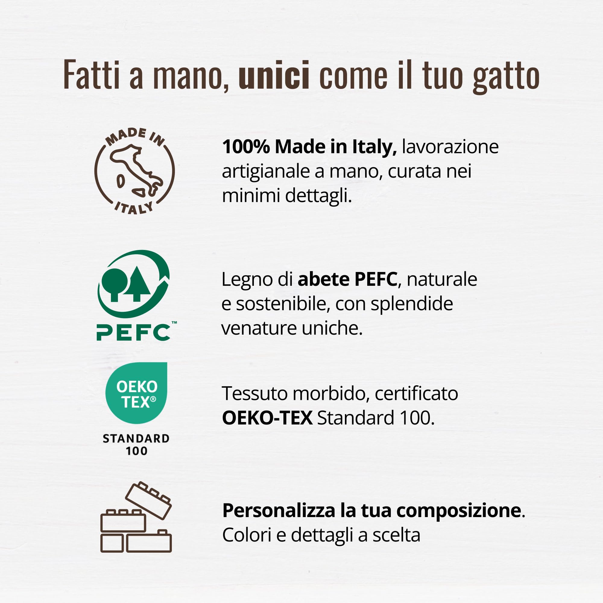 Cuccia per Gatti Tonda da Parete in Legno d’Abete PEFC Artigianale, con Cuscino Beige Lavabile, Mensola per Gatti Super Robusta per Dormire, Gioco e Relax, Fino a 20 kg – Percorsopergatti