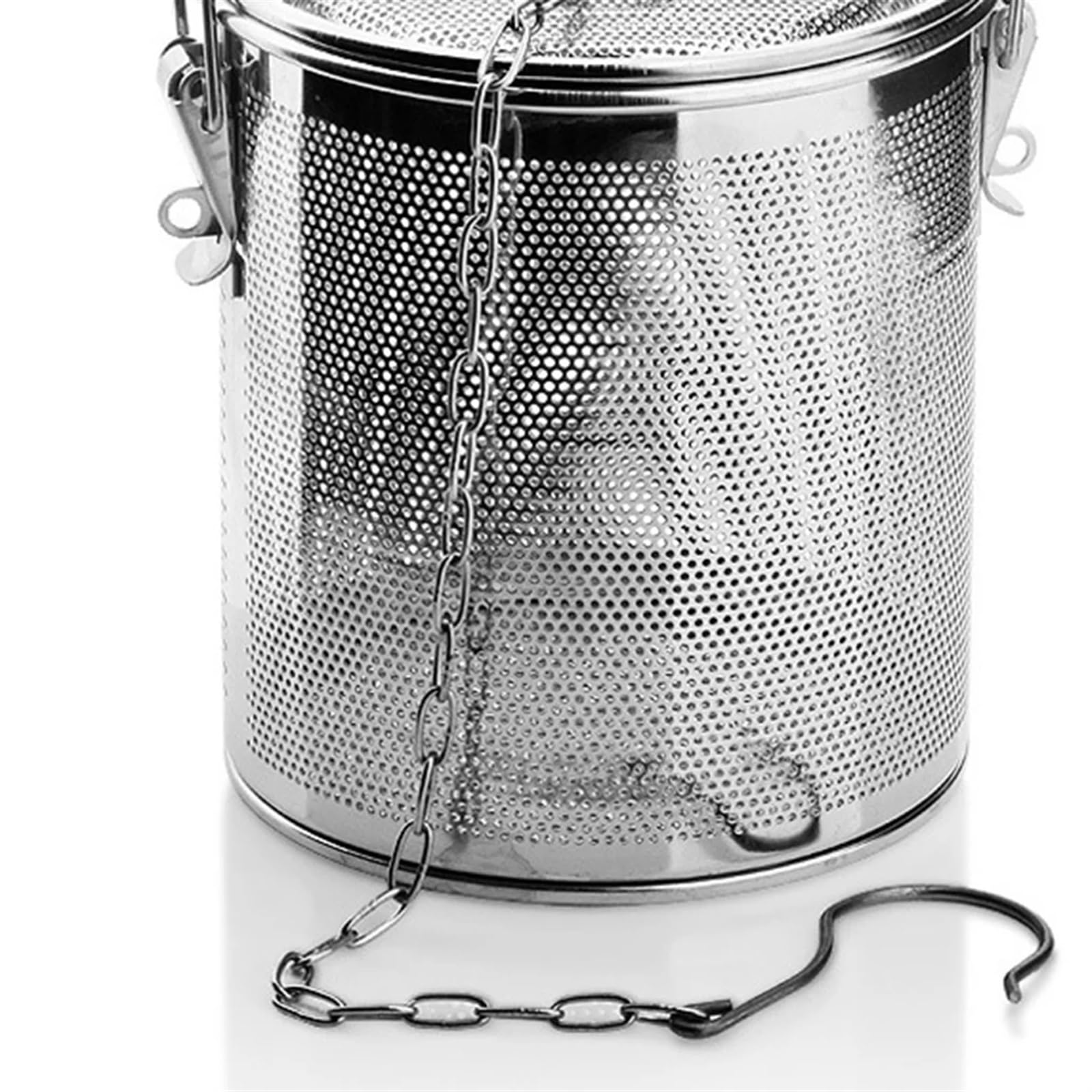 sito， Sito do mąki 1 szt. 304 ze stali nierdzewnej zaparzacz herbaty sitko przypraw drobne oczka zupy przyprawy koszyk separacyjny(0.7L)
