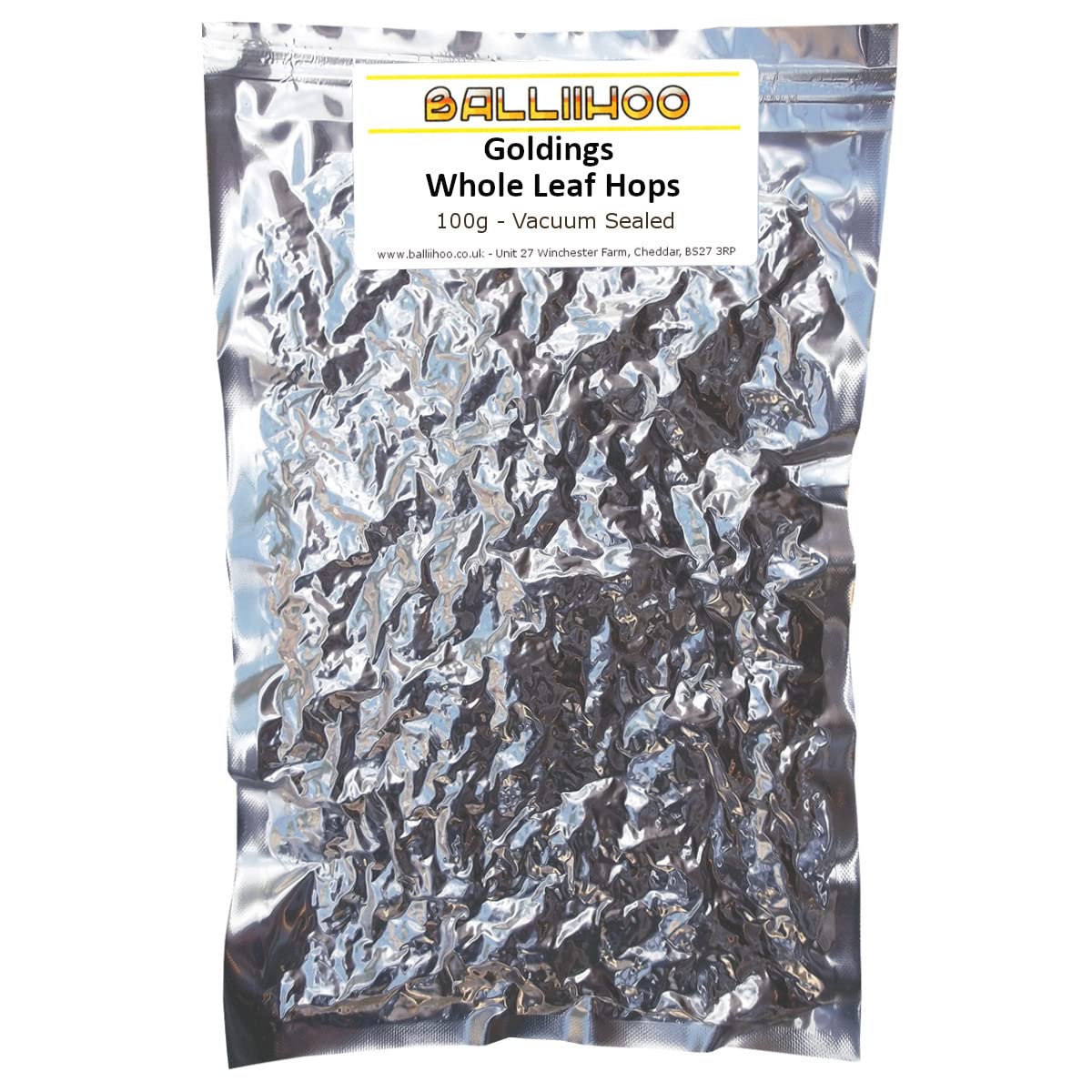 Balliihoo Homebrew Goldings Home Brew - Balliihoo® 100G Vacuum Foil Packed Hops