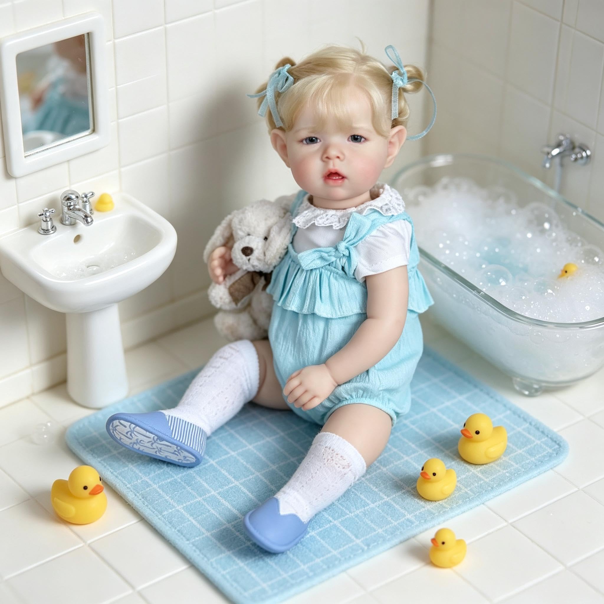 Realistyczne lalki Reborn 71 cm duży rozmiar Reborn Baby Dolls Girl Realistyczne maluch, lalka, miękka winylowa tkanina, ciało, które wygląda jak prawdziwe życie, lalka niemowlęca z