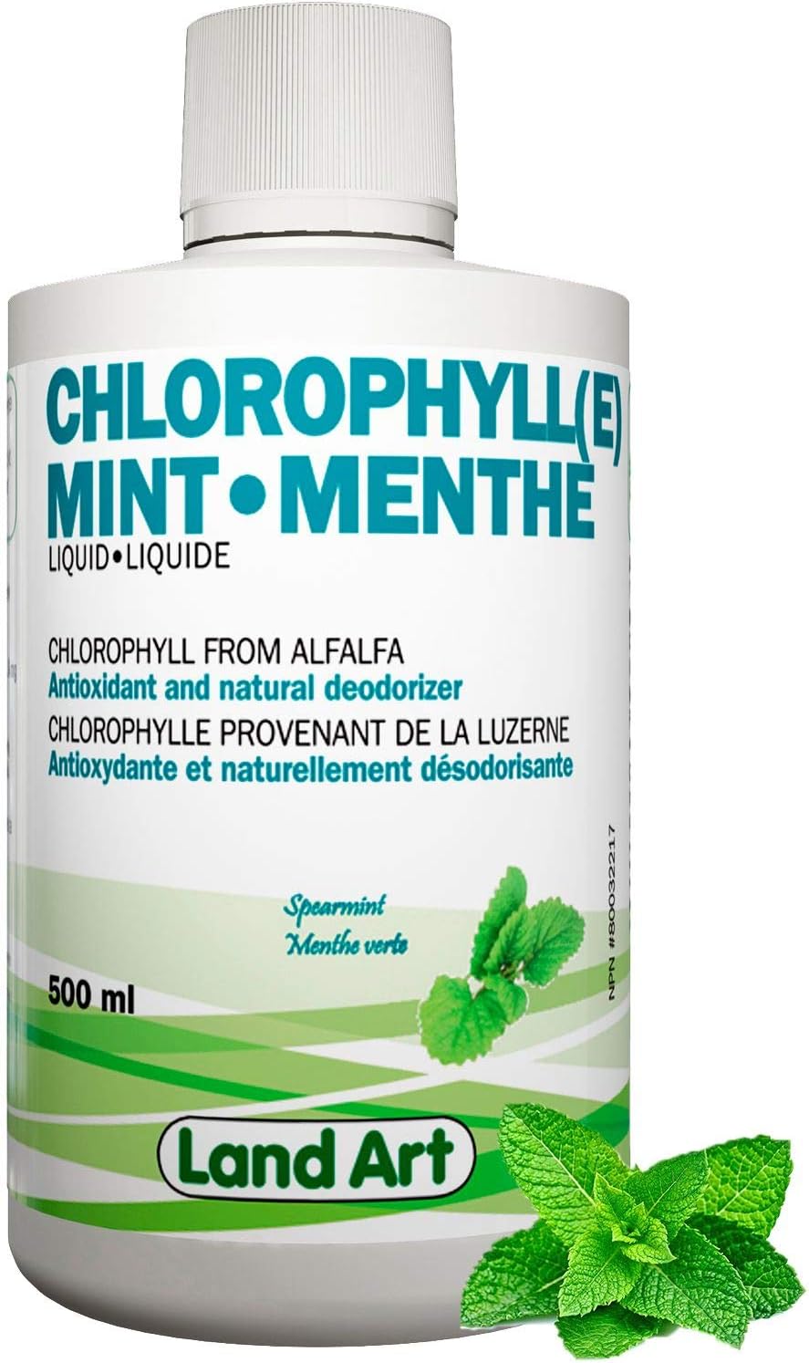 Liquid Chlorophyll Supplement 500 ml Mint Health