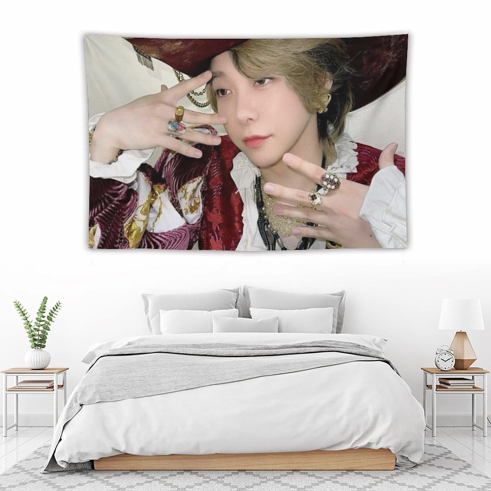 Amazon.co.jp: ミセス-大森 元貴 タペストリー 壁掛け 壁 窓の装飾