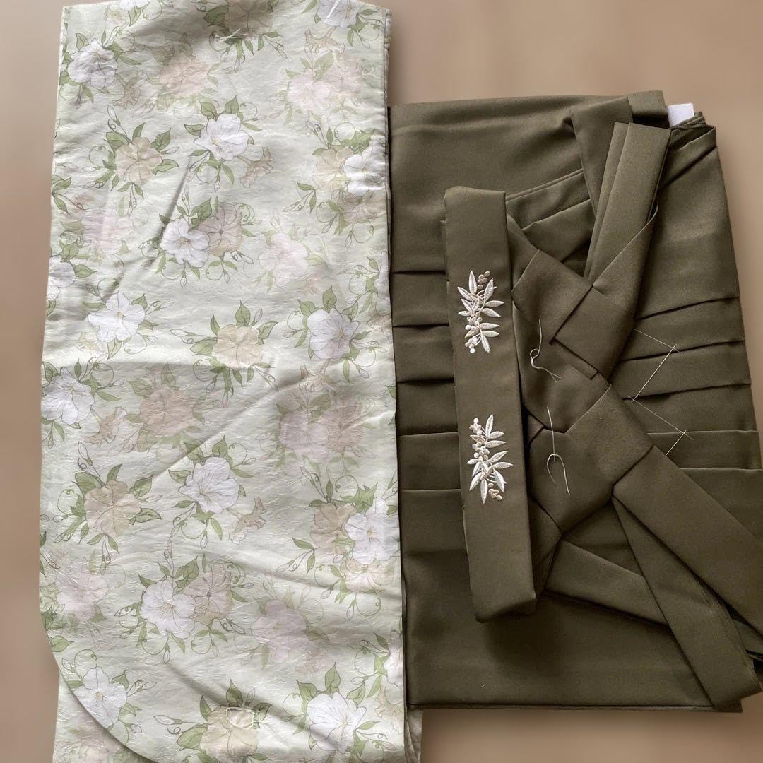 hinari × utatane浴衣セット 紫陽花 テラコッタ FREE 最終値下げ早い者