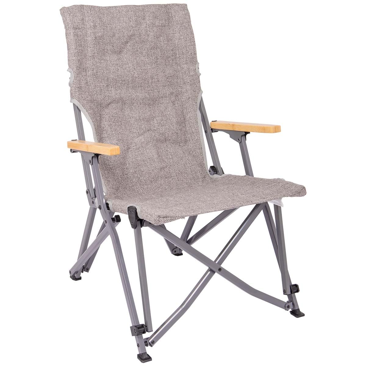 Chaise pliante Chelsea Bo-Camp fauteuil de camping compact gris