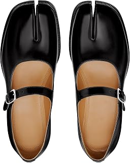 KOKOMOMO Split Toe Mary Jane Flats Tabis New Ballet Work Party Dress Shoes