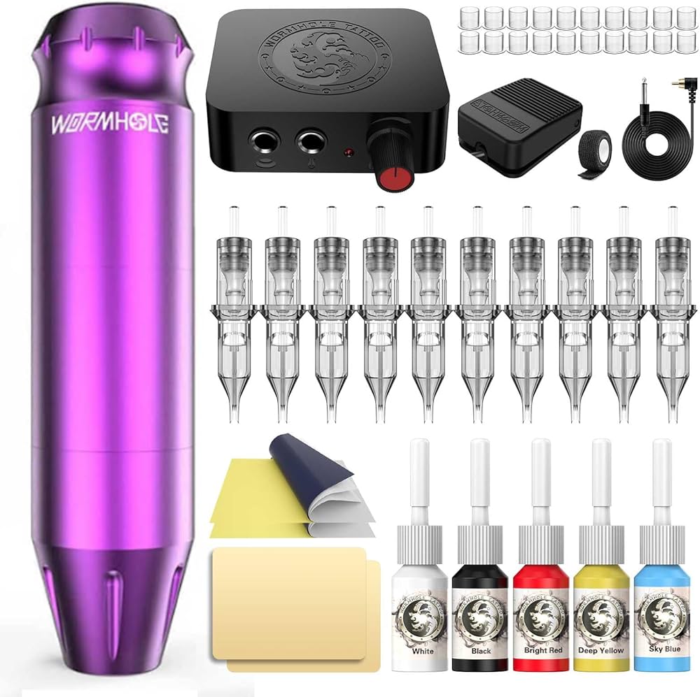 Wormhole Tattoo タトゥーペンセット Amazon.com: Tattoo Kit