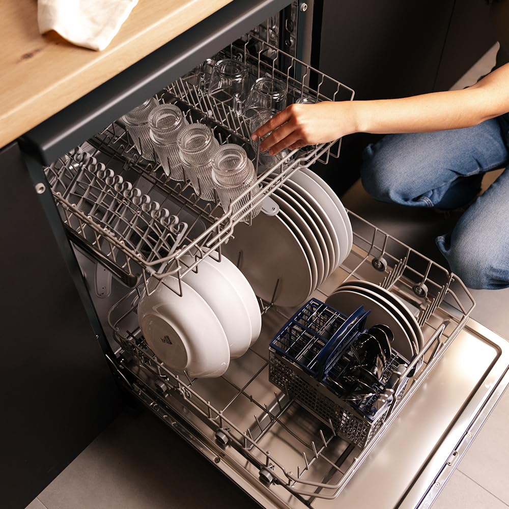 Cecotec Lavastoviglie Compatto 60cm Bolero Aguazero 6110 Dark E. 1850W, 13 Coperti, 6 Programmi, Funzioni Mezza Carica, Programma 3 in 1, Avvio Ritardato, Dry+, FullTouch e ChildLock