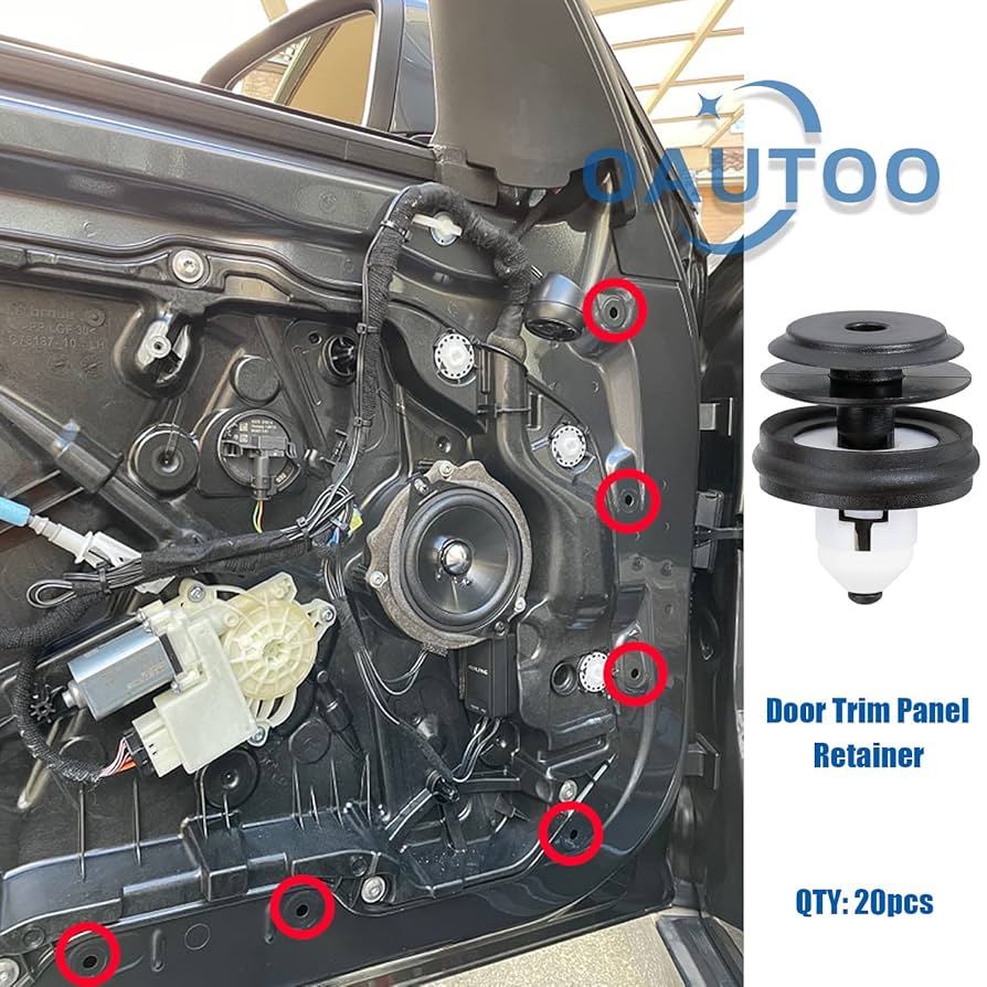 4pcs Interior Door Lock Mechanism LOC Shield Pins For A6 Q5 80A512182