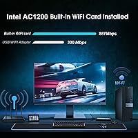 Vista 4 de Dell Computadoras de escritorio OptiPlex 3040, Intel Core i7-6700 3.4GHz, 16 GB Ram nuevo SSD de 512 GB, Intel AC7260 WiFi Bluetooth integrado