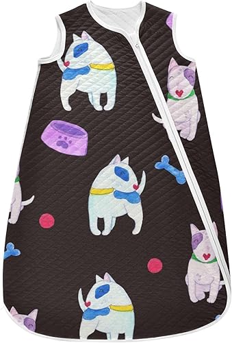 Miniatura 16 de vvfelixl Saco de dormir para bebé, diseño de dinosaurios, divertido y brillante, para bebés de 0 a 6 meses