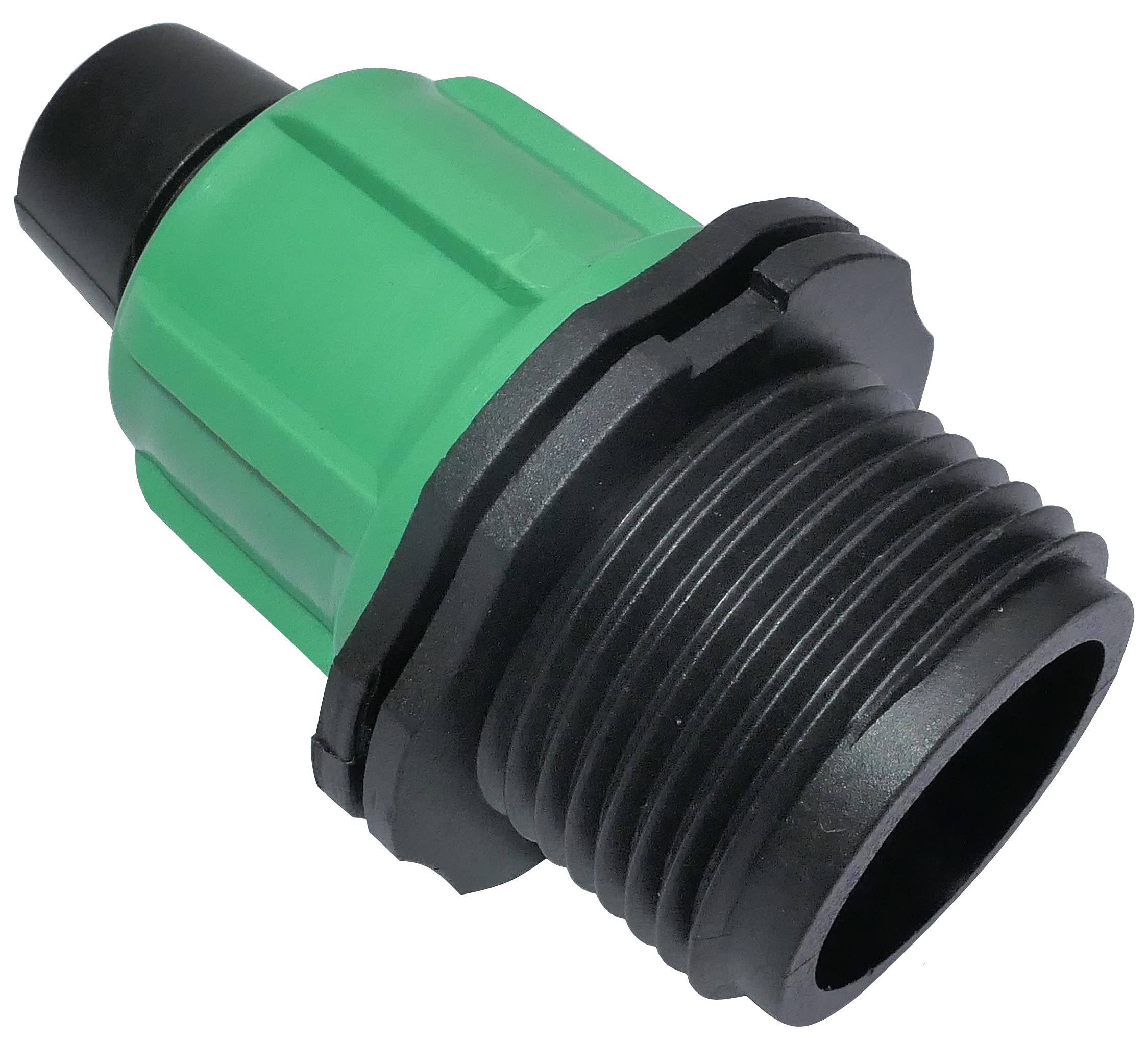 AERZETIX - Set met 10 adapters/verbindingsstukken mannelijk 20 mm x 3/4 inch voor druppelslang buitendraad (voor buis 20 mm) - aansluiting voor irrigatiesysteem - C48708