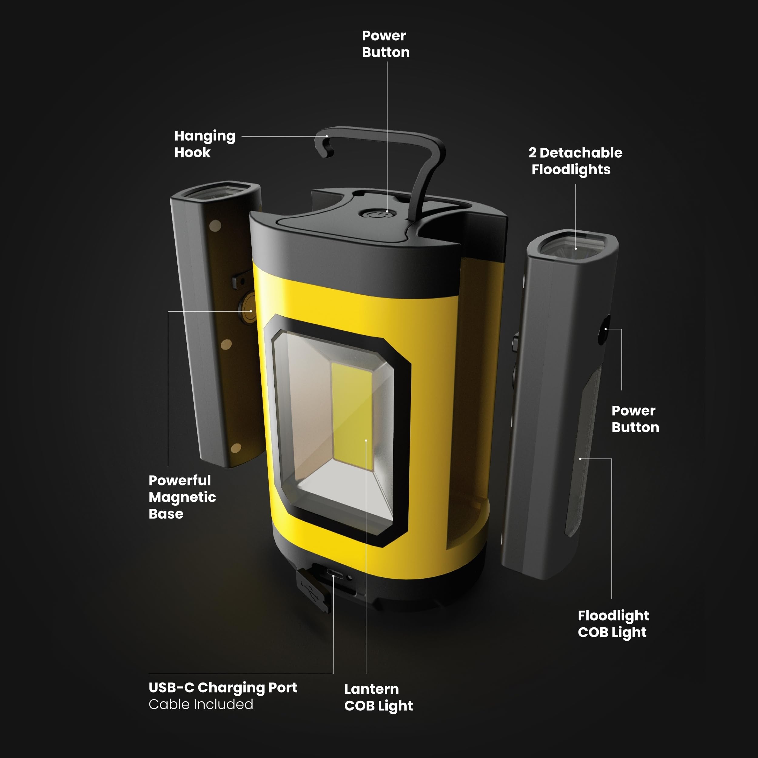Amazon.com: Feit Electric LANRFL1000 LED Lantern, 1000 Lumens
