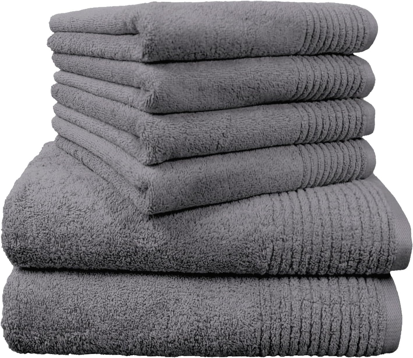 Dyckhoff Brilliant Towel Set 2 bath towels sized 70 x 140 cm and 4 Towels sized 50 x 100 cm Set of 6 0410996005