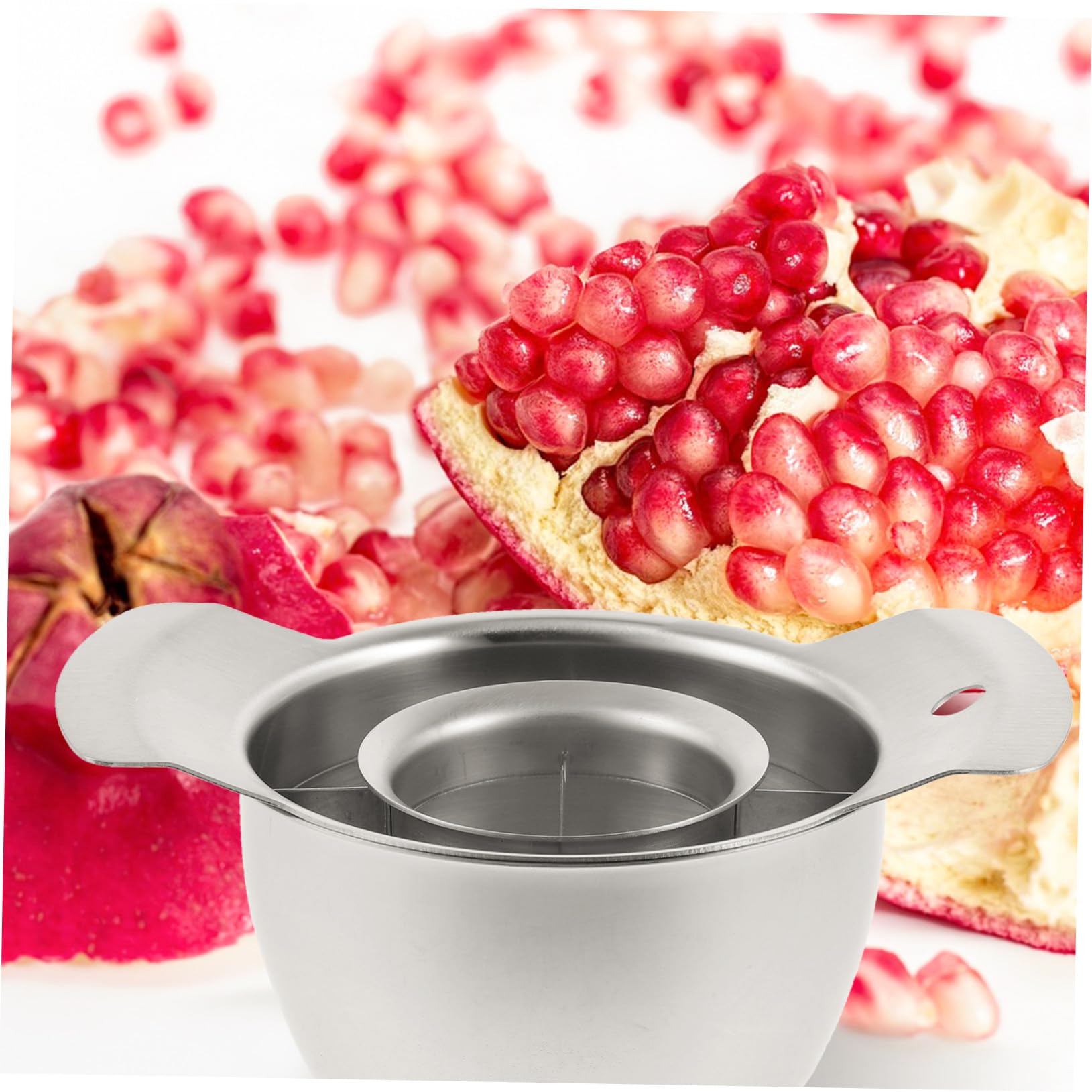 Set Utensile Ciotola AntiGraffio in Acciaio Inossidabile per Pelare Melograno e Design Antiscivolo per Uso Domestico e Commerciale