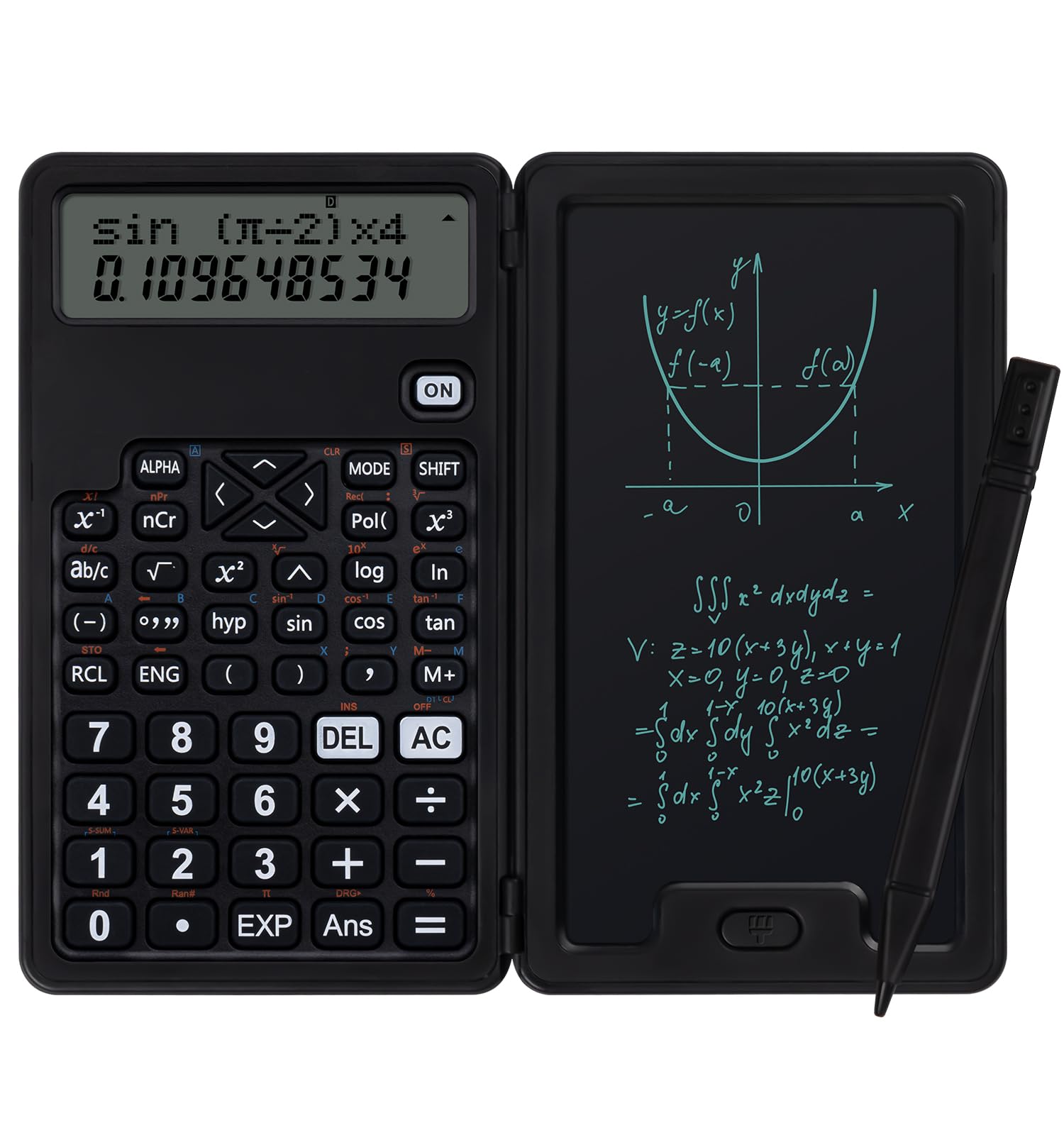 Calculadoras científicas para estudiantes, calculadoras de escritorio de oficina, 240 funciones informáticas, calculadora pequeña con bloc de notas, ideal para estudiantes de secundaria y profesores