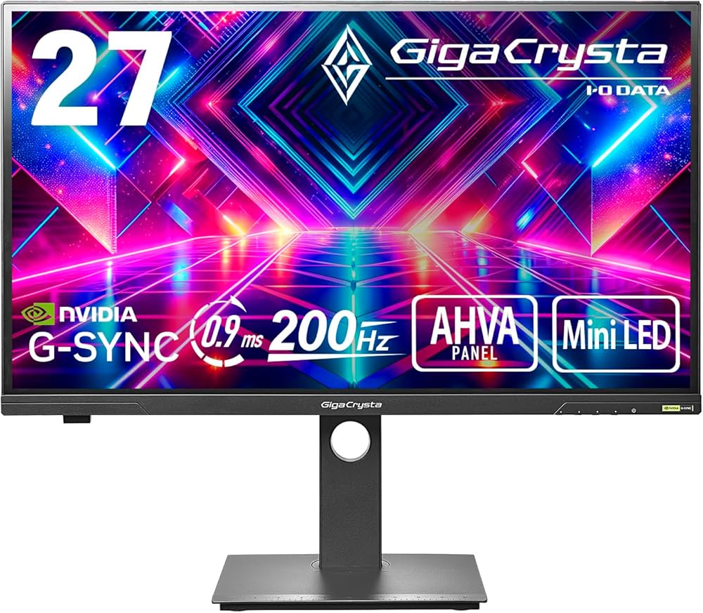 Amazon.co.jp: LCD-GDQ271JLAQ(ブラック) Mini LED採用 200Hz＆WQHD