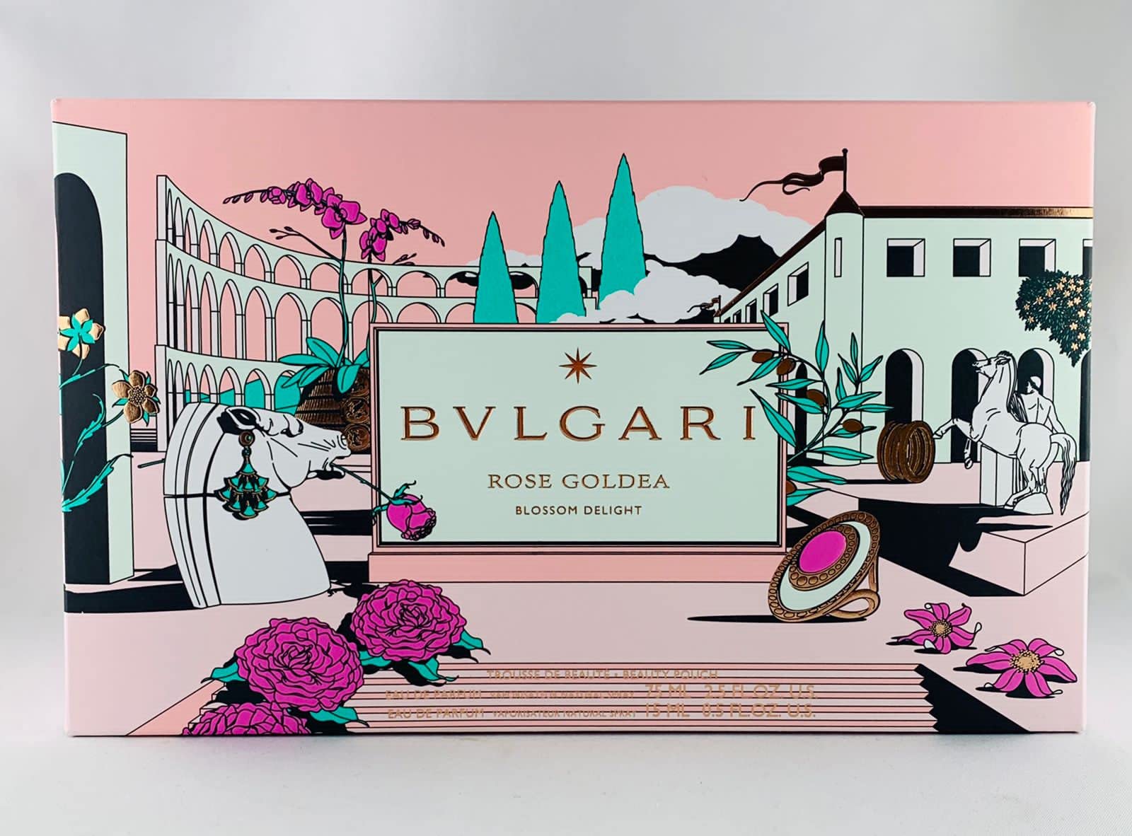 Bvlgari Rose Goldea Blossom Set Eau de Parfum 75 ml + Eau de Parfum 15 ml + Pouch