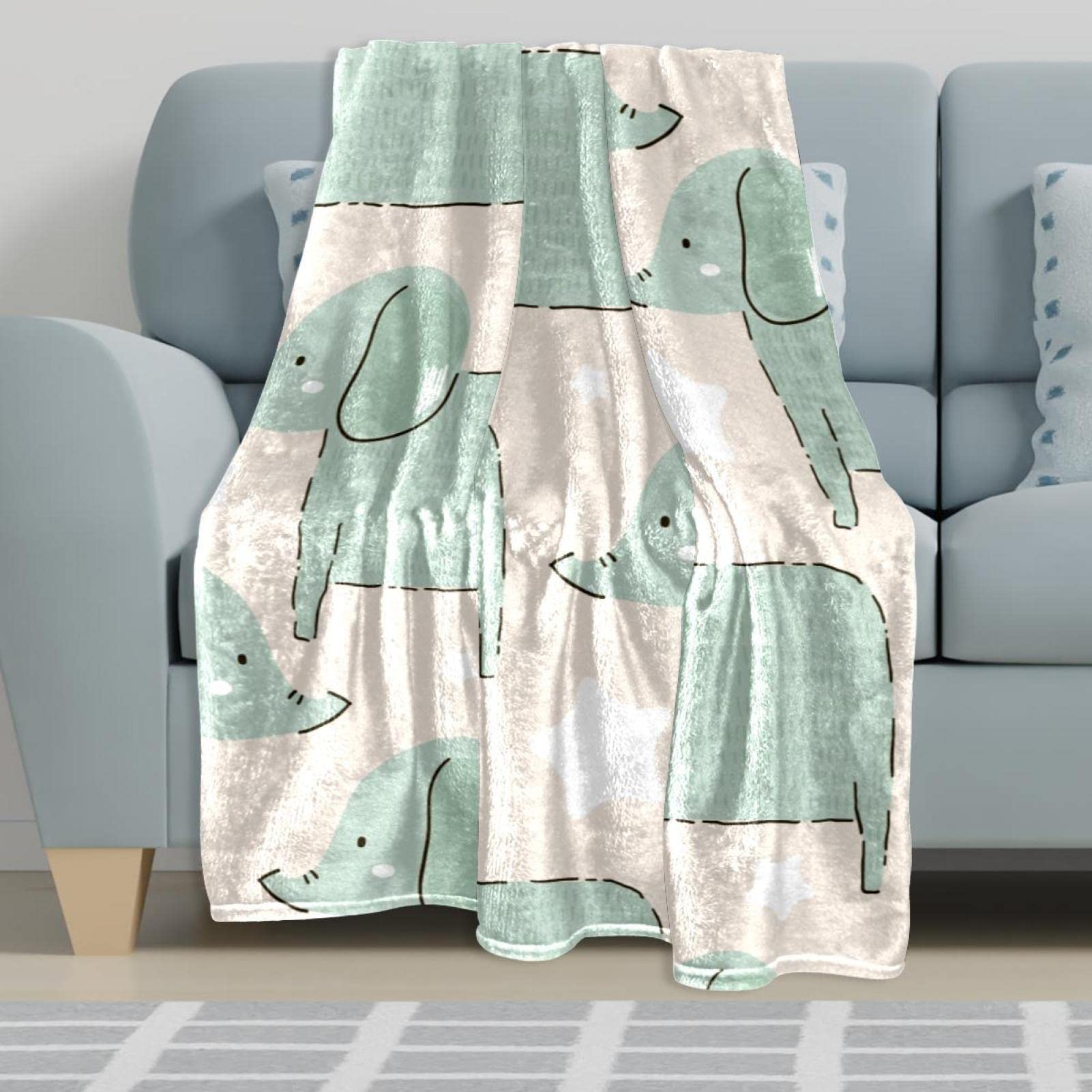 Manta de forro polar para perro, diseño de estrellas, para sofá, ligera, mullida