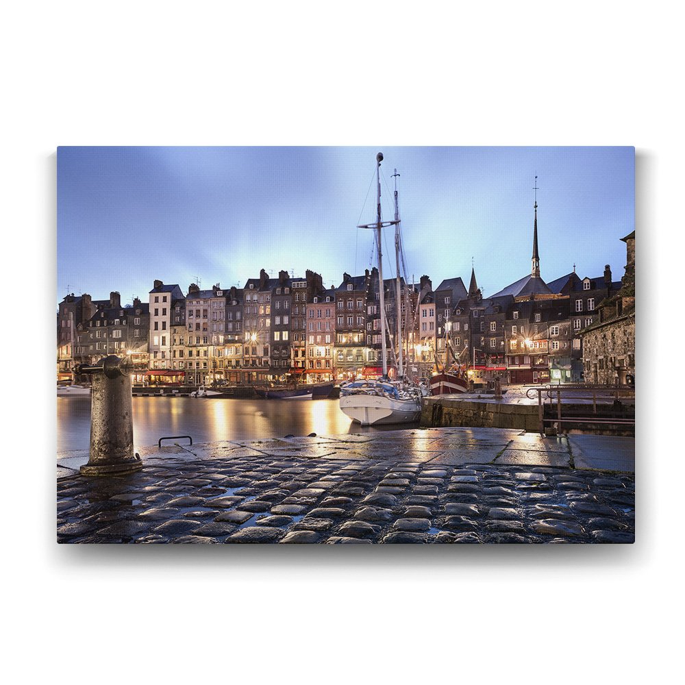 Amsterdam İskele Tablosu - 75x50cm