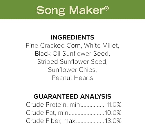 Miniatura 3 de Blue Seal Song Maker - Semillas de aves silvestres  Mezcla nutritiva, sin rellenos, atrae una variedad de aves  Bolsa de 20 libras