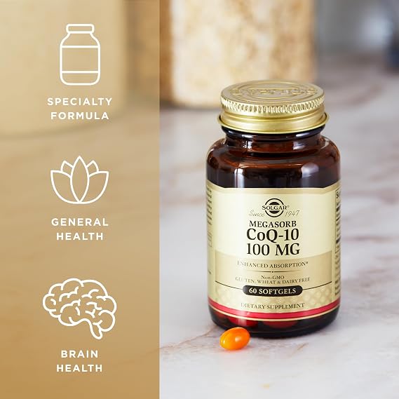 Solgar Coenzyme Q-10 100mg 60 Softgel