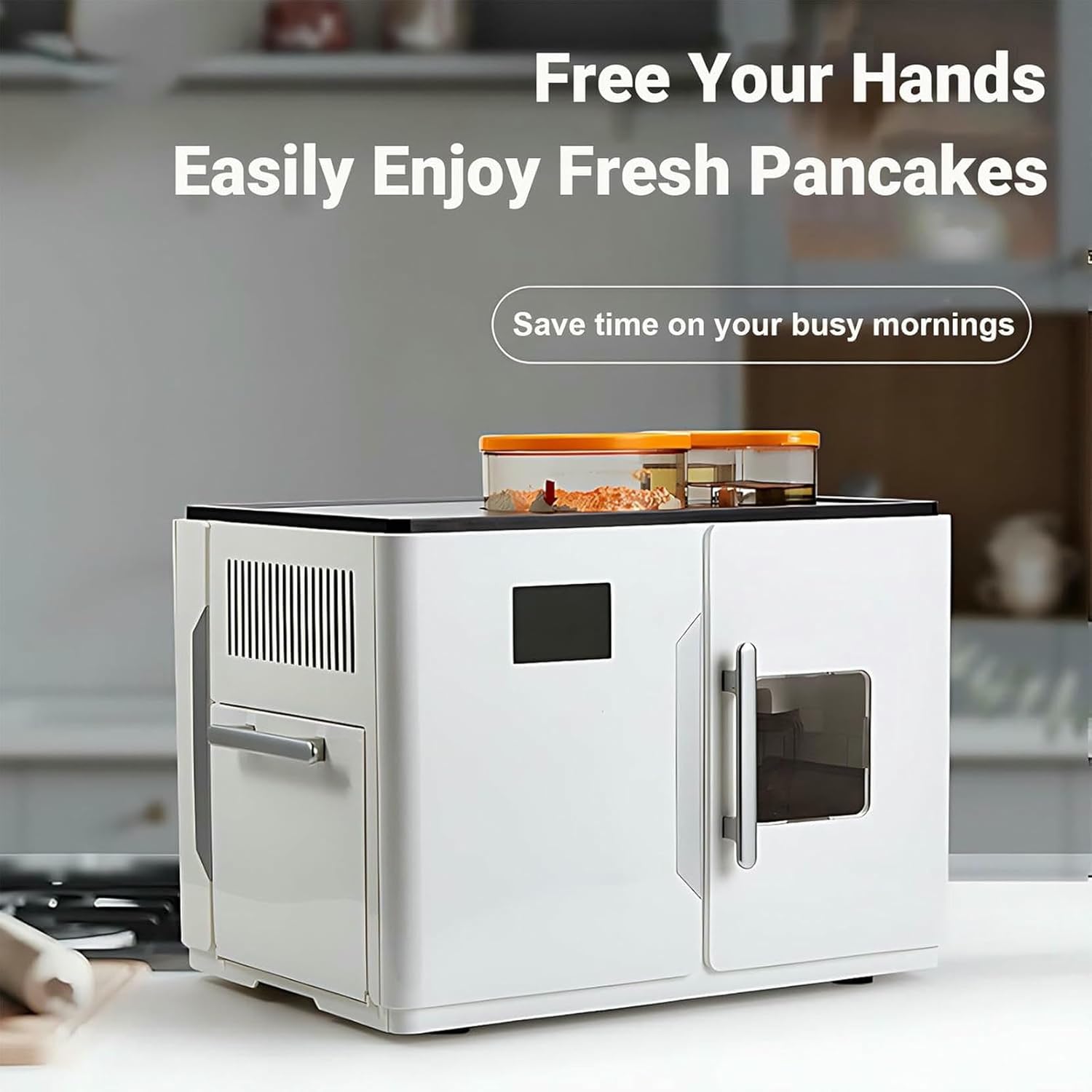 Automatic Pancake Maker Machine,Rotis Naan Maker,Rotis Naan Maker, One Key To Make 8 Pcs/One Time, For Chapati, Corncakes, Flour Tortilla